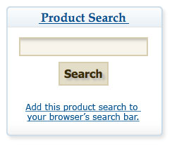 A link indicating that the site’s search can be added to the browser search bar